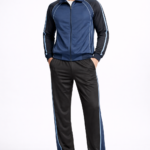 Sports Tracksuit by Converx made with Premium Super Poly Fabric for Men – Front, Back and Side Views