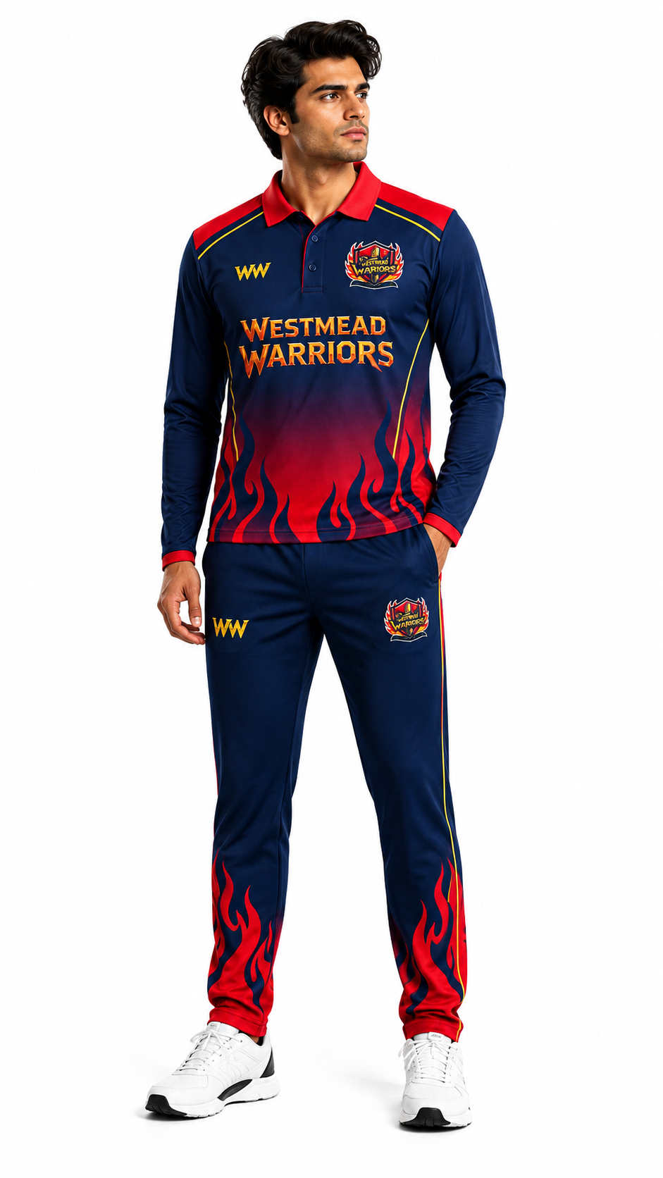 Men's Cricket Jersey Shorts & Lower Set | Westmead Warriors Cricket Team Uniform | Cricket Sportswear